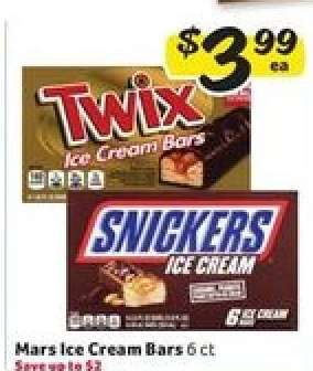 Mars Ice Cream Bars