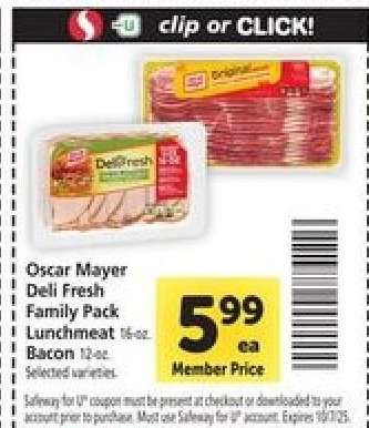 Oscar Mayer Deli Fresh Family Pack