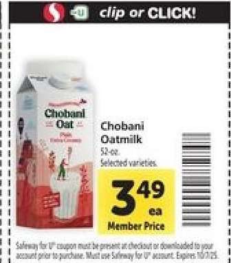 Chobani Oatmilk