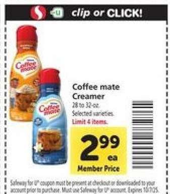 Coffee mate Creamer