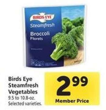 Birds Eye Steamfresh Vegetables