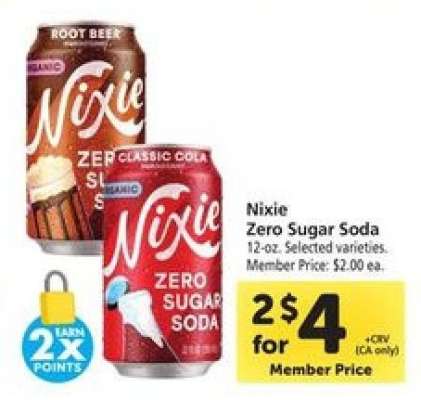 Nixie Zero Sugar Soda