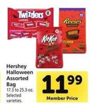 Hershey Halloween Assorted Bag