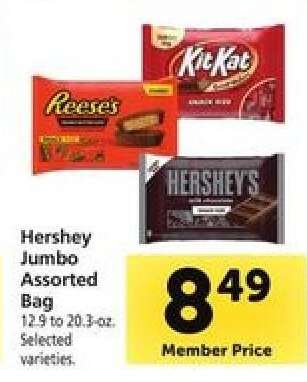 Hershey Jumbo Assorted Bag