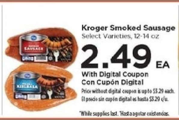 Kroger Smoked Sausage