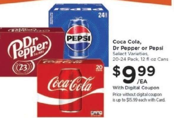 Coca-Cola, Dr Pepper or Pepsi