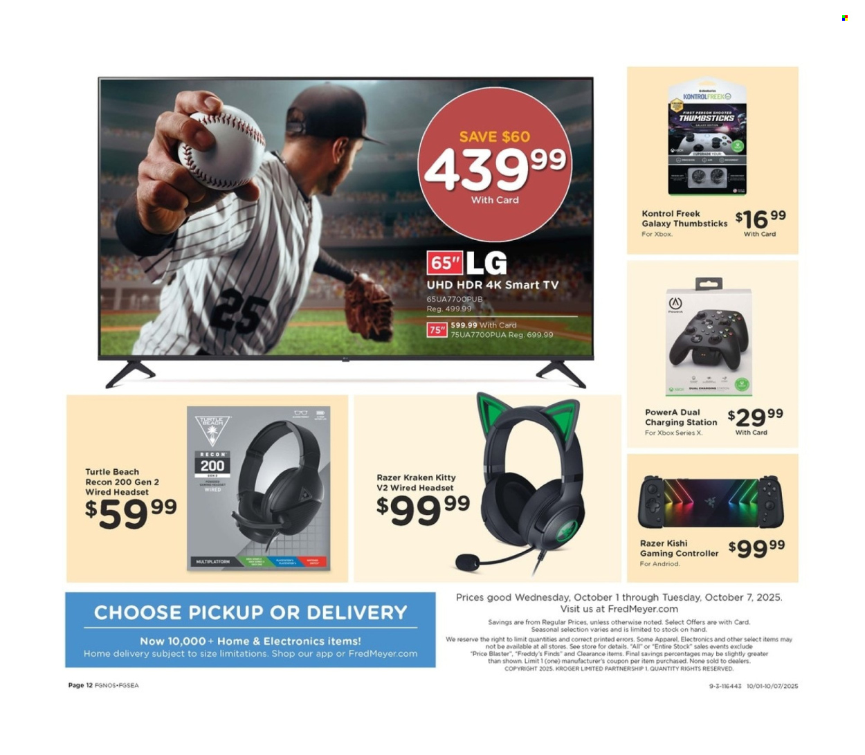 Fred Meyer ad - 10/01/2025 - 10/07/2025. Page 17