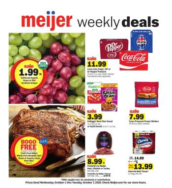 Meijer Flyer - 10/01/2025 - 10/07/2025.
