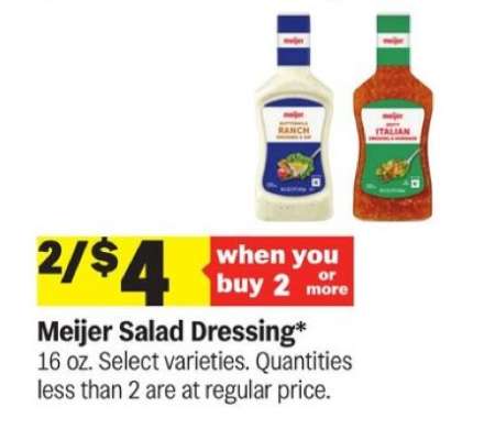 Meijer Salad Dressing