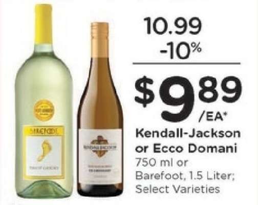 Kendall-Jackson or Ecco Domani