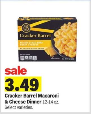 Cracker Barrel Macaroni & Cheese Dinner