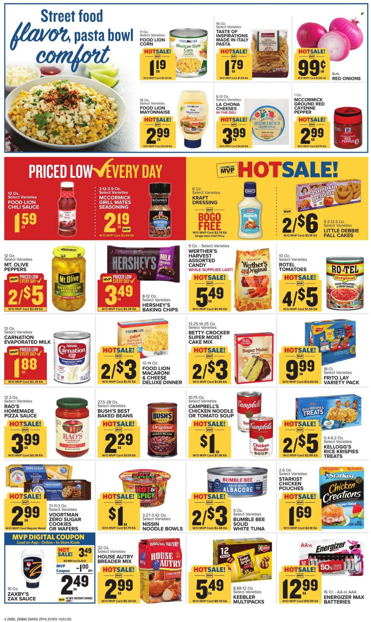 Food Lion ad - 10/01/2025 - 10/07/2025. Page 4