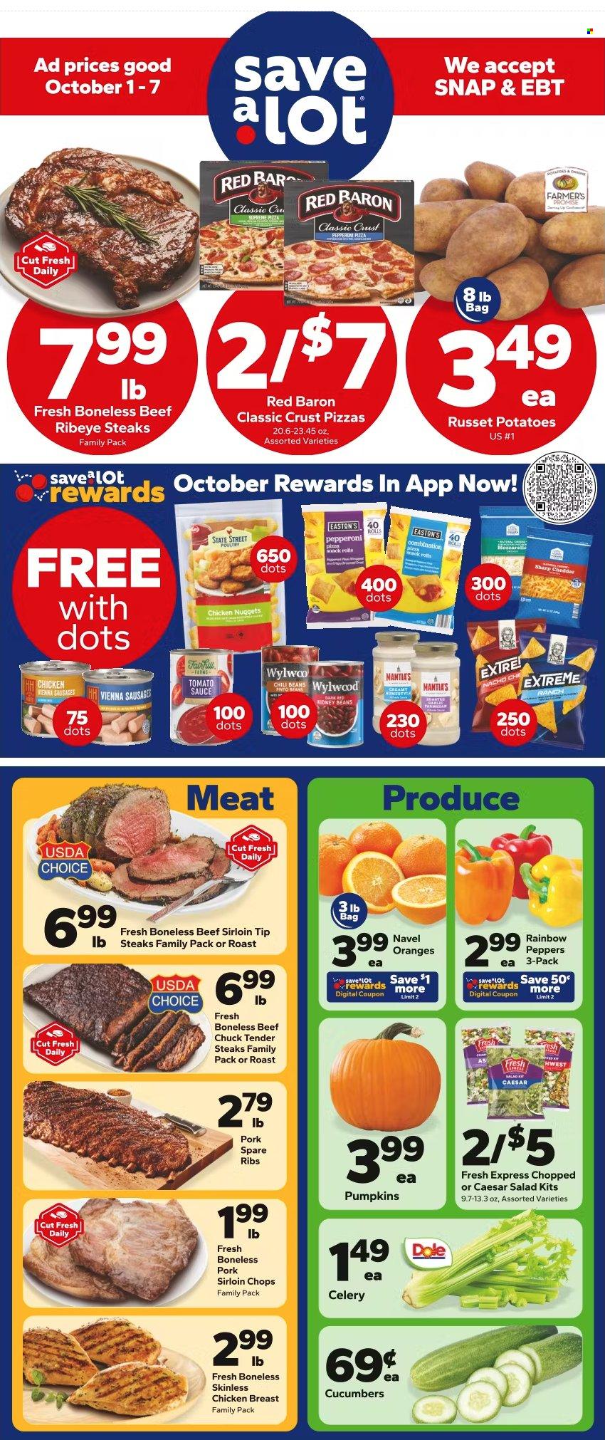 Save a Lot ad - 10/01/2025 - 10/07/2025. Page 1