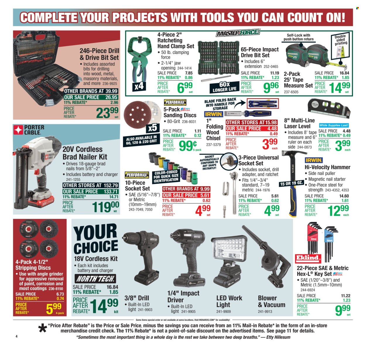 Menards ad - 10/02/2025 - 10/12/2025. Page 7