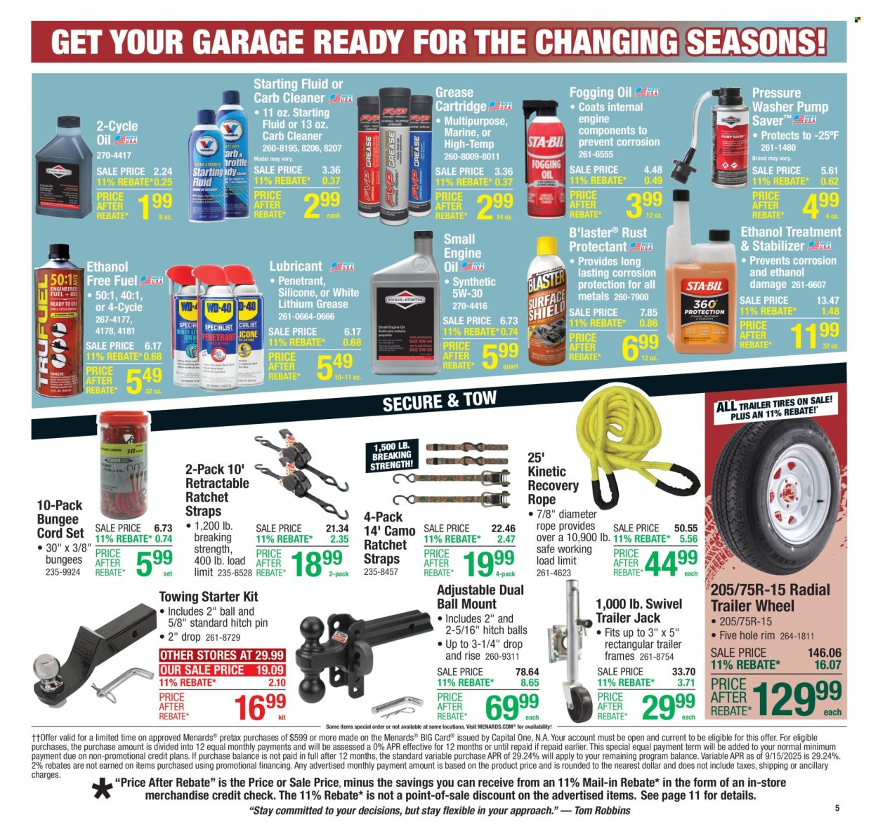 Menards ad - 10/02/2025 - 10/12/2025. Page 9