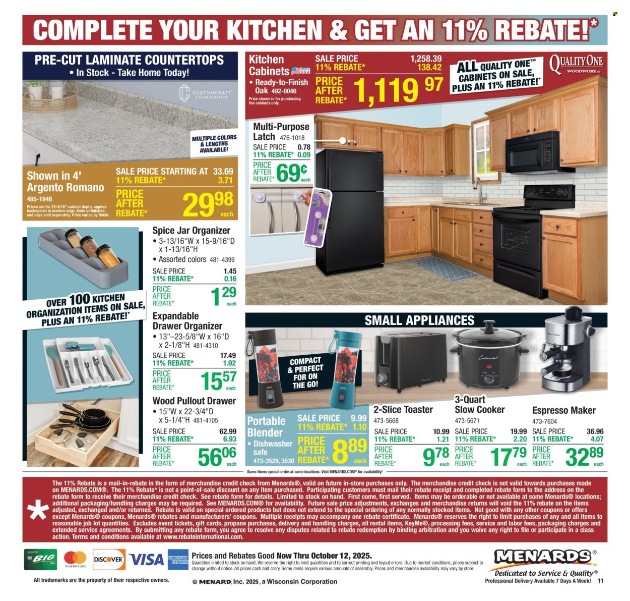 Menards ad - 10/02/2025 - 10/12/2025. Page 18