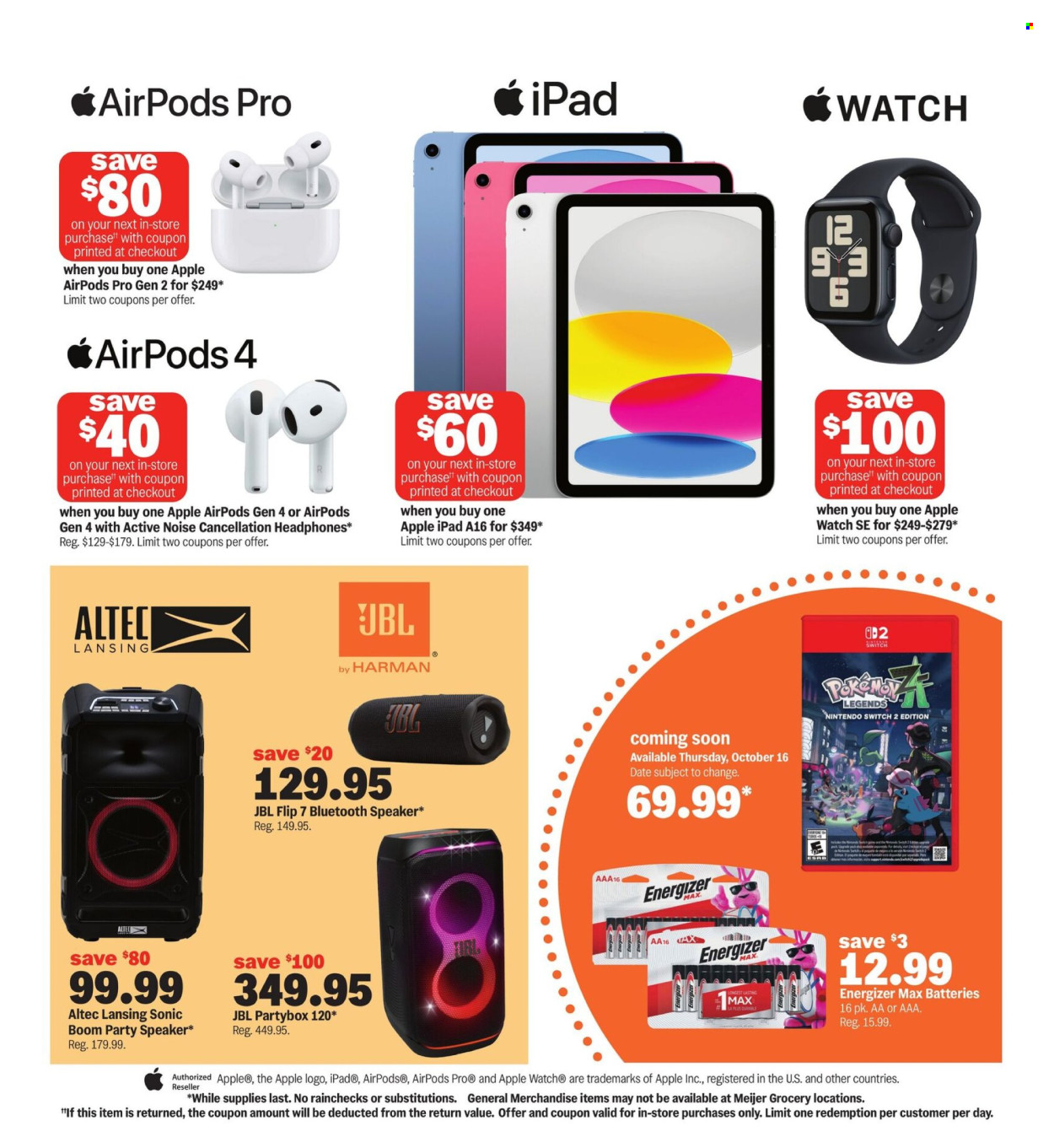 Meijer ad - 10/01/2025 - 10/07/2025. Page 10