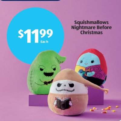 Squishmallows Nightmare Before Christmas