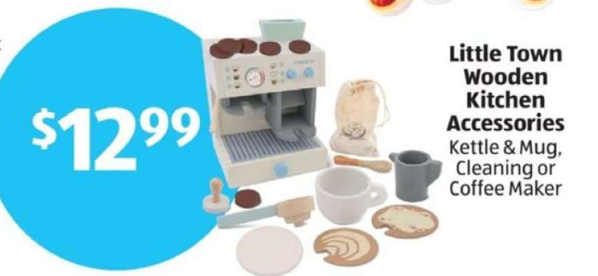 Little Town Wooden Kitchen Accessories