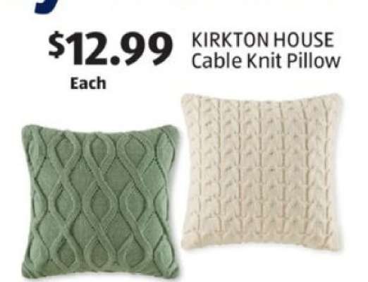 KIRKTON HOUSE Cable Knit Pillow