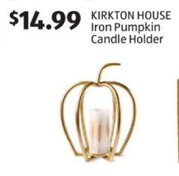 KIRKTON HOUSE Iron Pumpkin Candle Holder