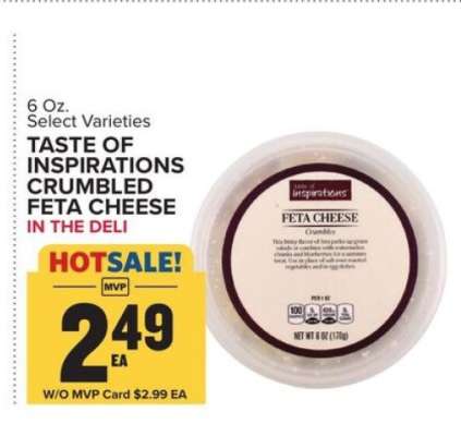 Taste of Inspirations Crumbled Feta Cheese