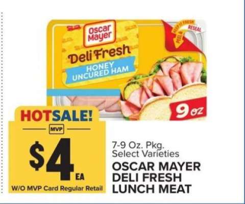 Oscar Mayer Deli Fresh Lunch Meat