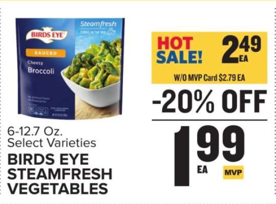 Birds Eye Steamfresh Vegetables
