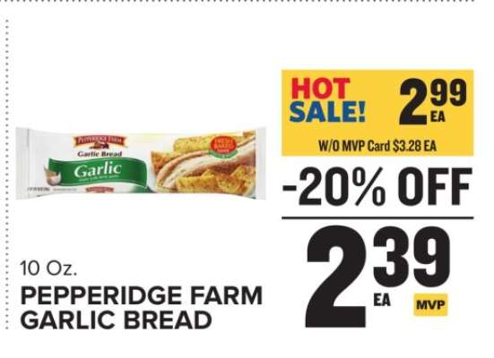 Pepperidge Farm Garlic Bread