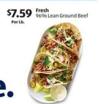 Fresh 96% Lean Ground Beef
