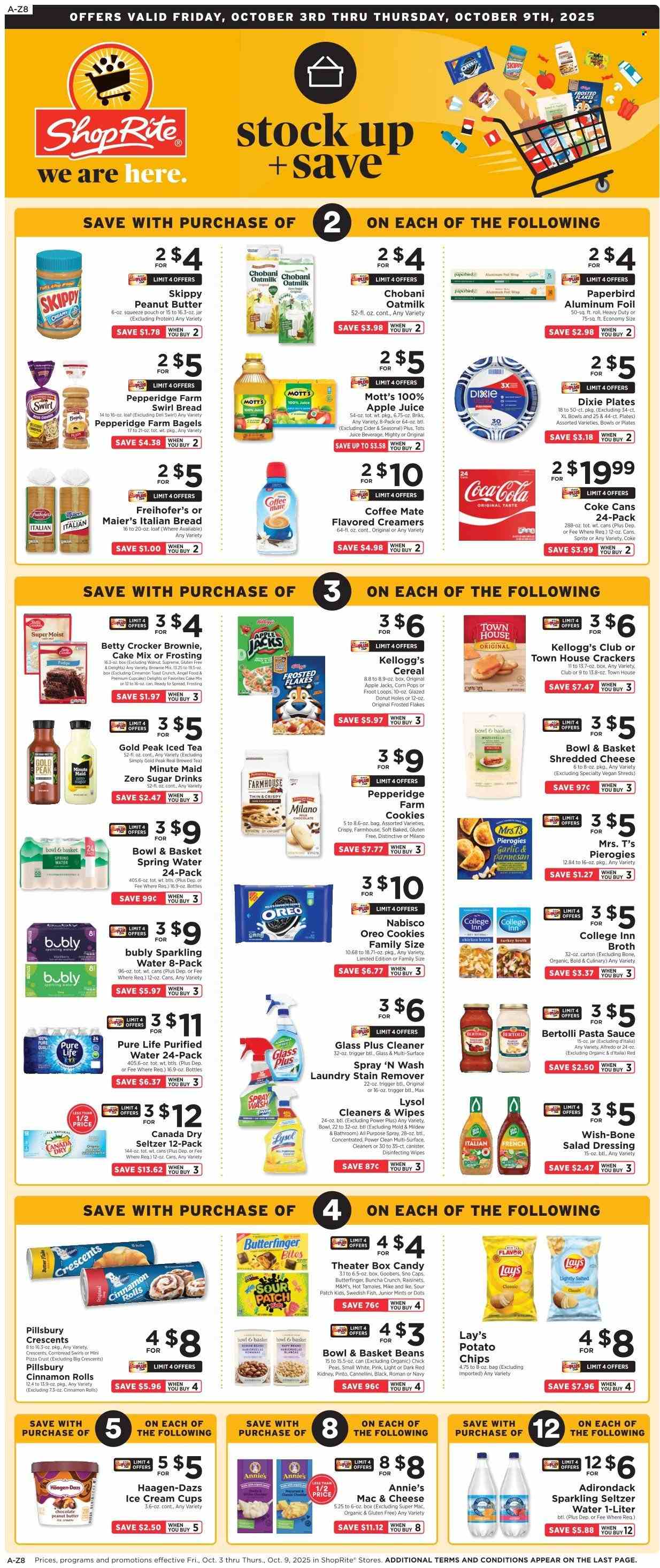 ShopRite ad - 10/03/2025 - 10/09/2025. Page 1