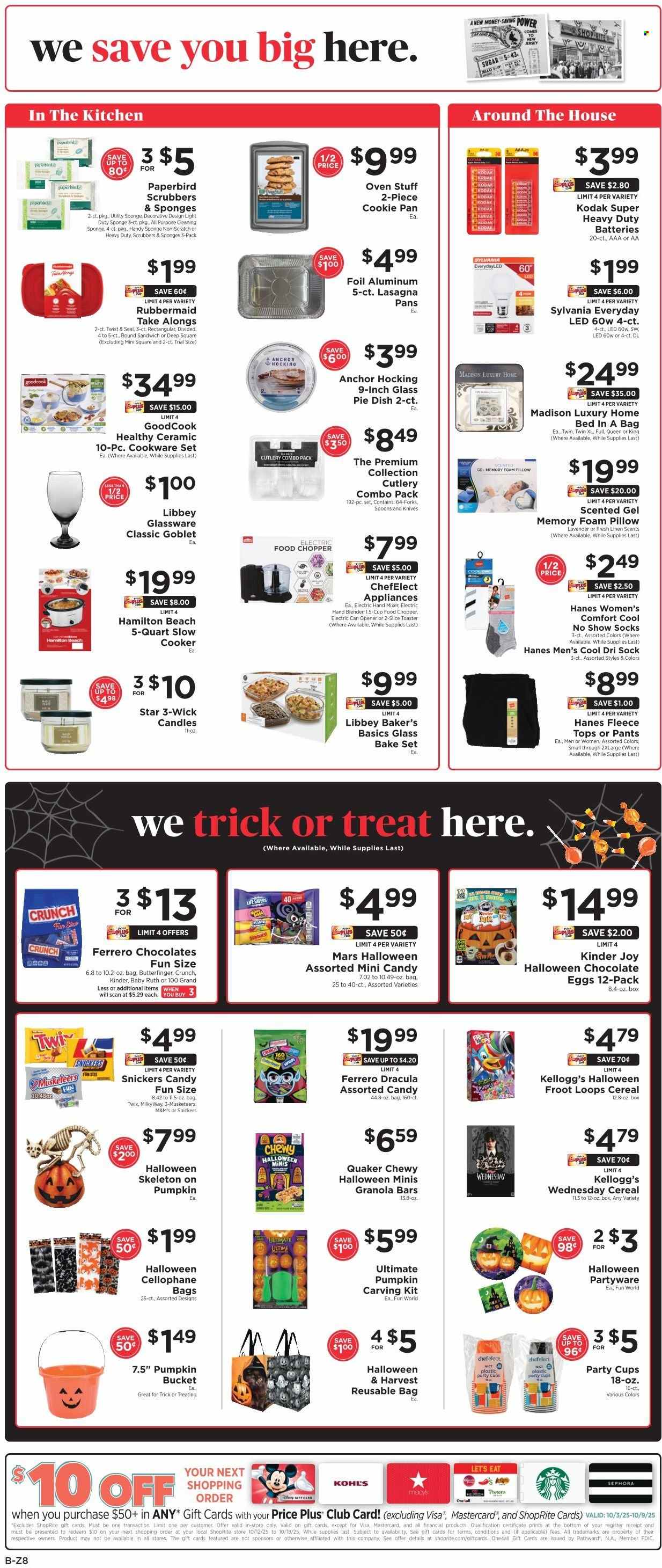 ShopRite ad - 10/03/2025 - 10/09/2025. Page 13