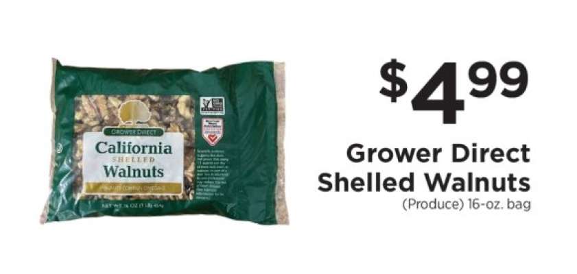 Grower Direct Shelled Walnuts