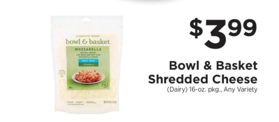 Bowl & Basket Shredded Cheese