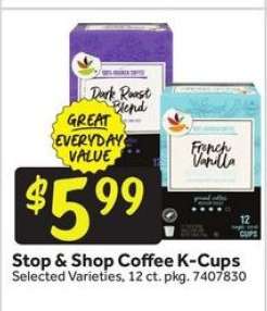Stop & Shop Coffee K-Cups