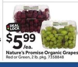 Nature's Promise Organic Grapes