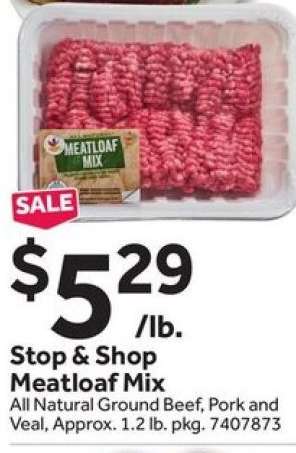 Stop & Shop Meatloaf Mix