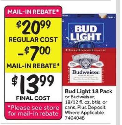 Bud Light 18 Pack