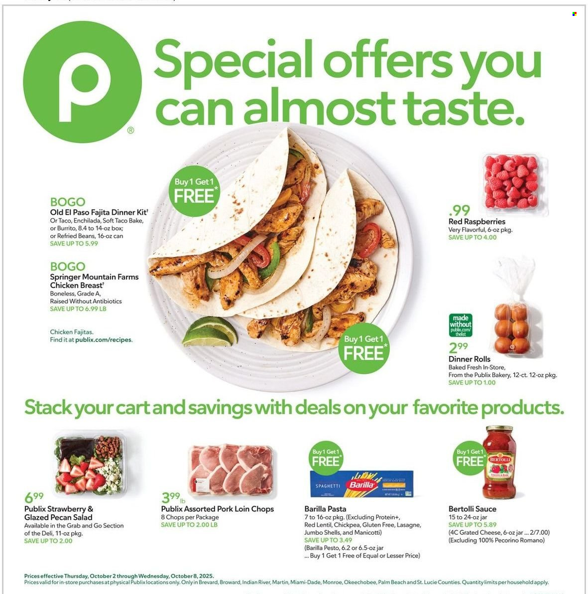 Publix ad - 10/02/2025 - 10/08/2025. Page 1