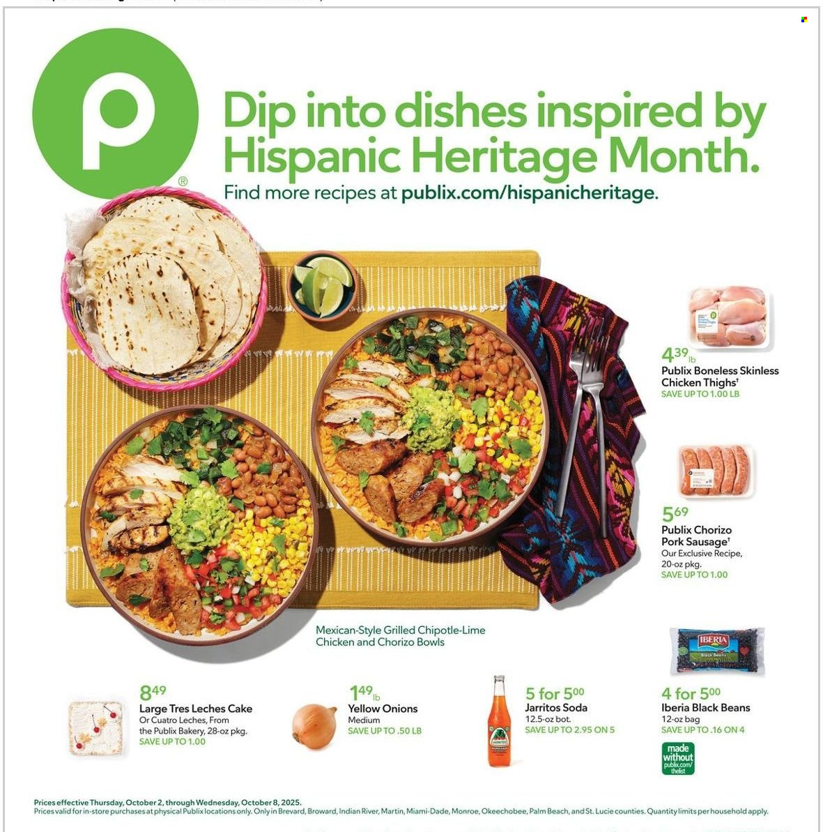 Publix ad - 10/02/2025 - 10/08/2025. Page 1
