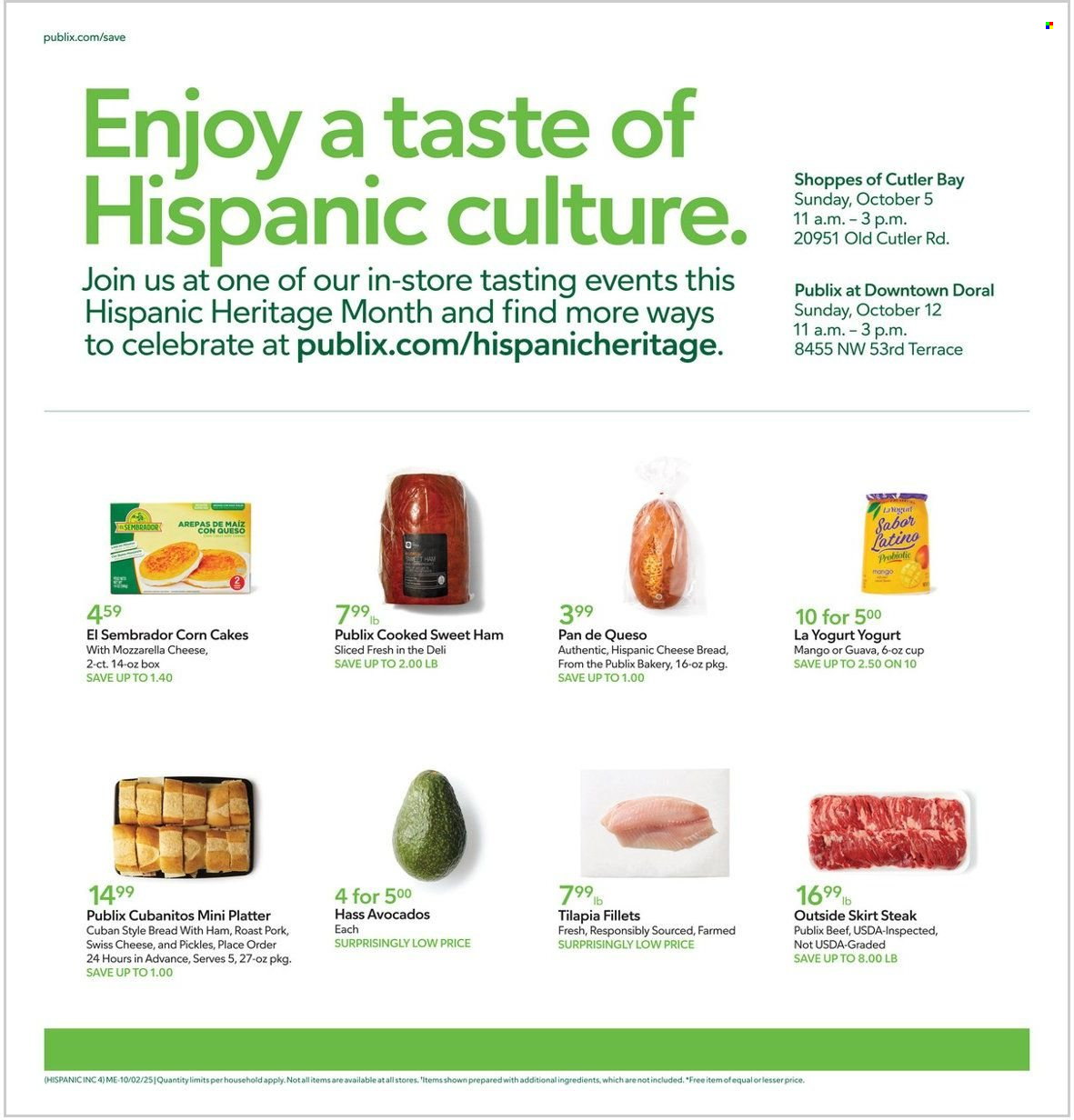 Publix ad - 10/02/2025 - 10/08/2025. Page 4