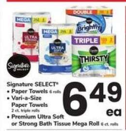 Signature SELECT Paper Towels