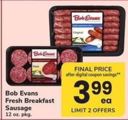 Bob Evans Fresh Breakfast Sausage