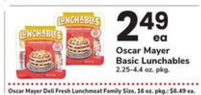 Oscar Mayer Basic Lunchables