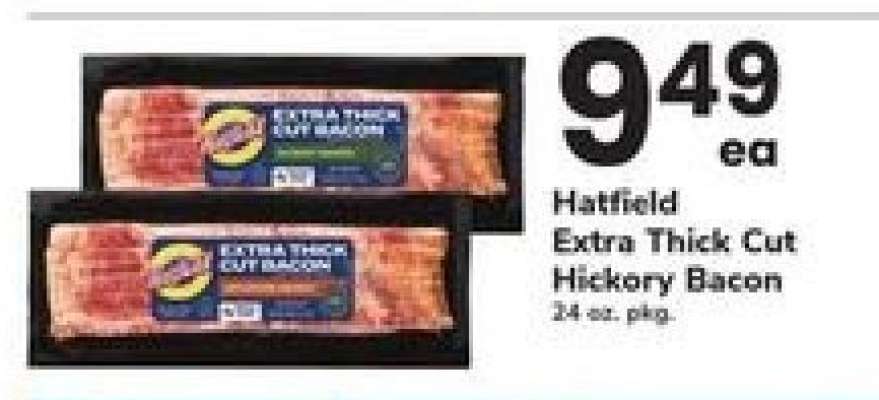 Hatfield Extra Thick Cut Hickory Bacon