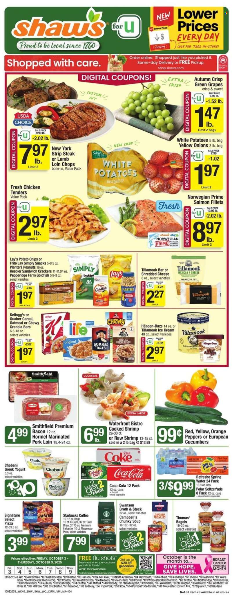 Shaw’s Flyer - 10/03/2025 - 10/09/2025.