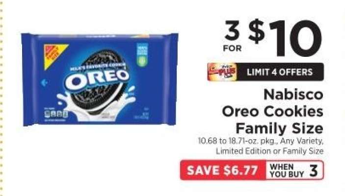Nabisco Oreo Cookies Family Size