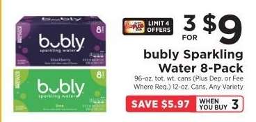 bubly Sparkling Water 8-Pack