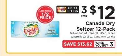 Canada Dry Seltzer 12-Pack