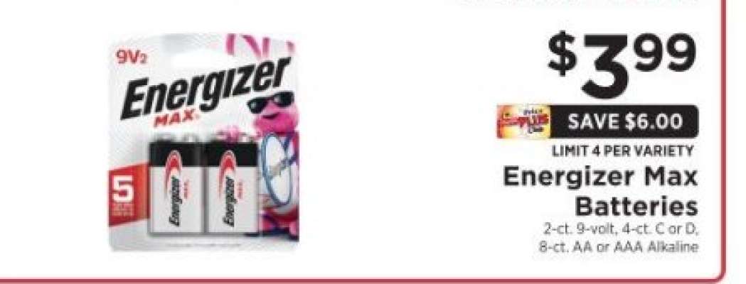 Energizer Max Batteries